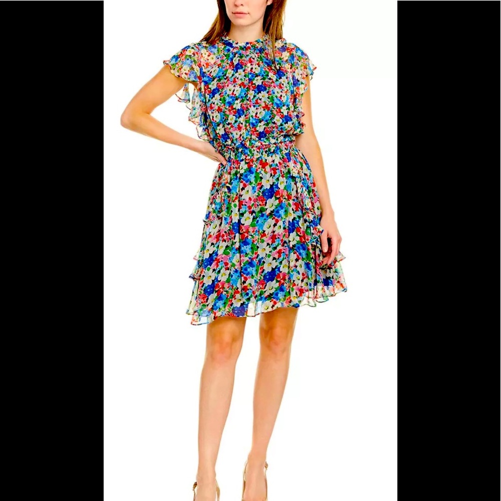 NWT Shoshanna Venezia Silk Mini Dress